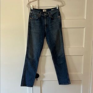 Citizens Of Humanity Dark Blue Straight Women's Jeans